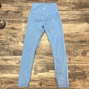Lululemon align leggings size 4 light blue